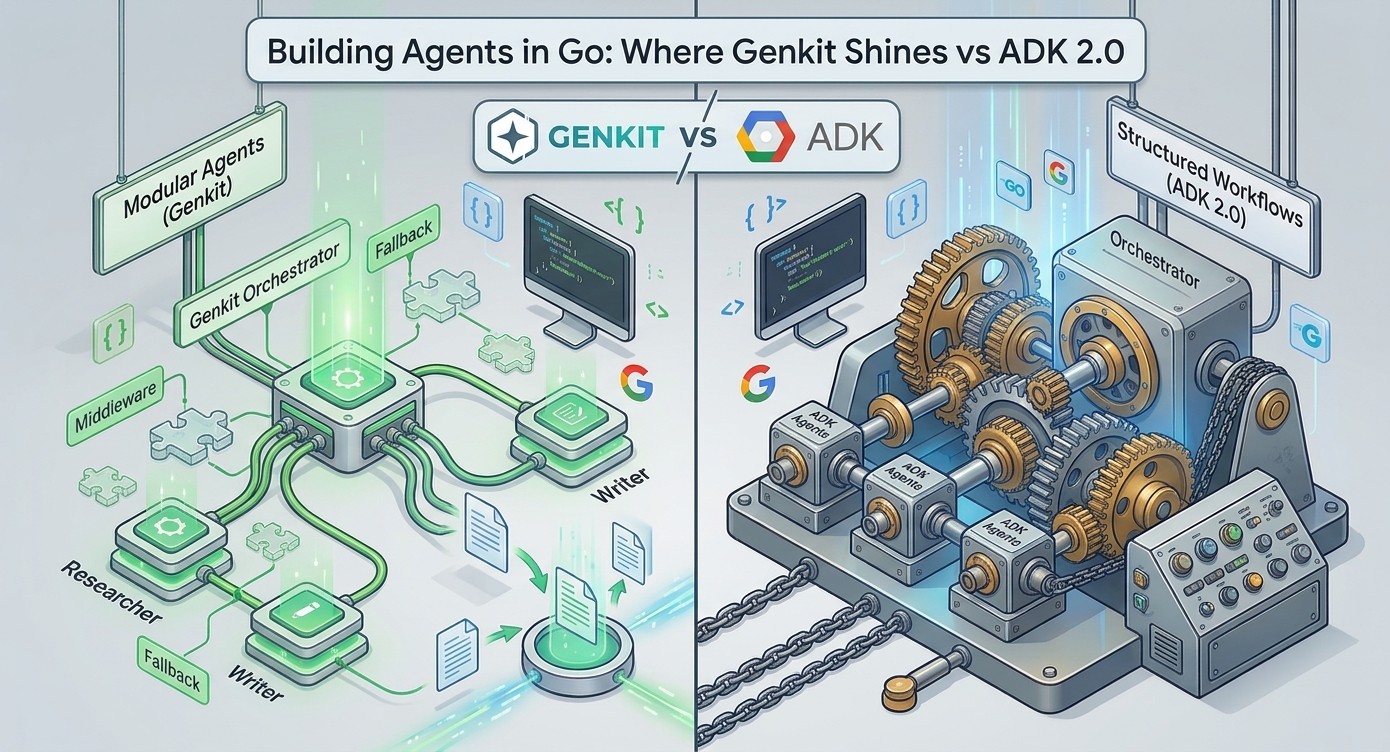 Building Agents in Go: Where Genkit Shines vs ADK 2.0 (English)