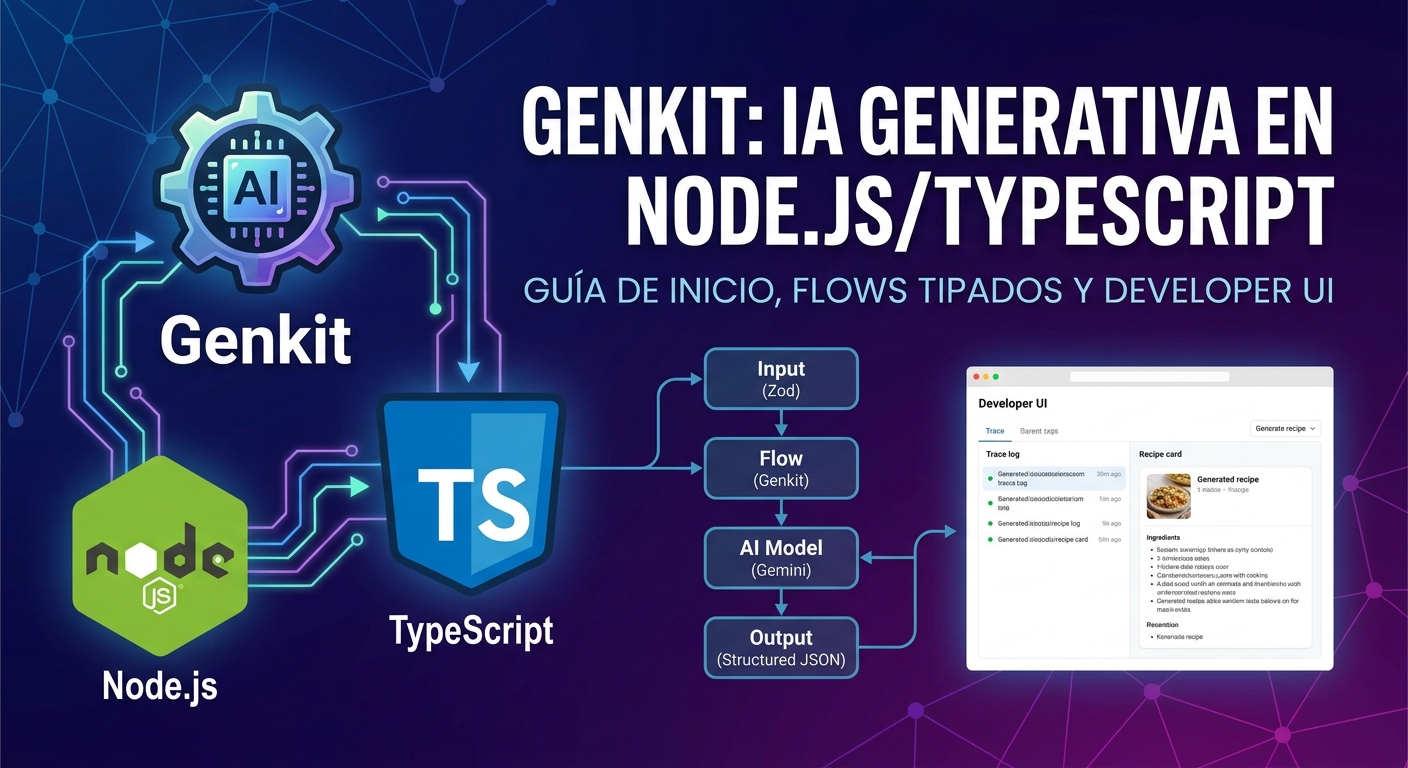 Introduccion a Genkit con JavaScript y TypeScript (Guia paso a paso)