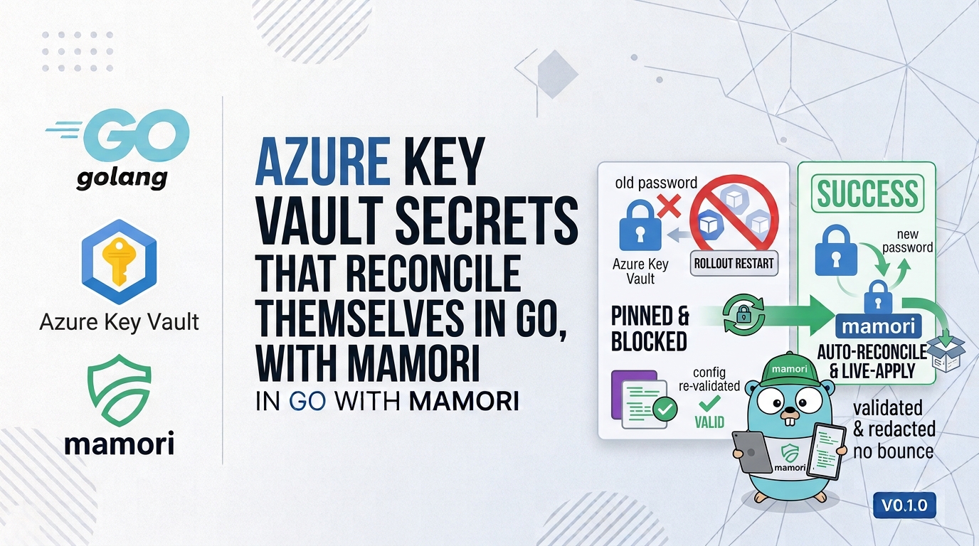 Azure Key Vault Secrets That Reconcile Themselves in Go, with mamori (English)
